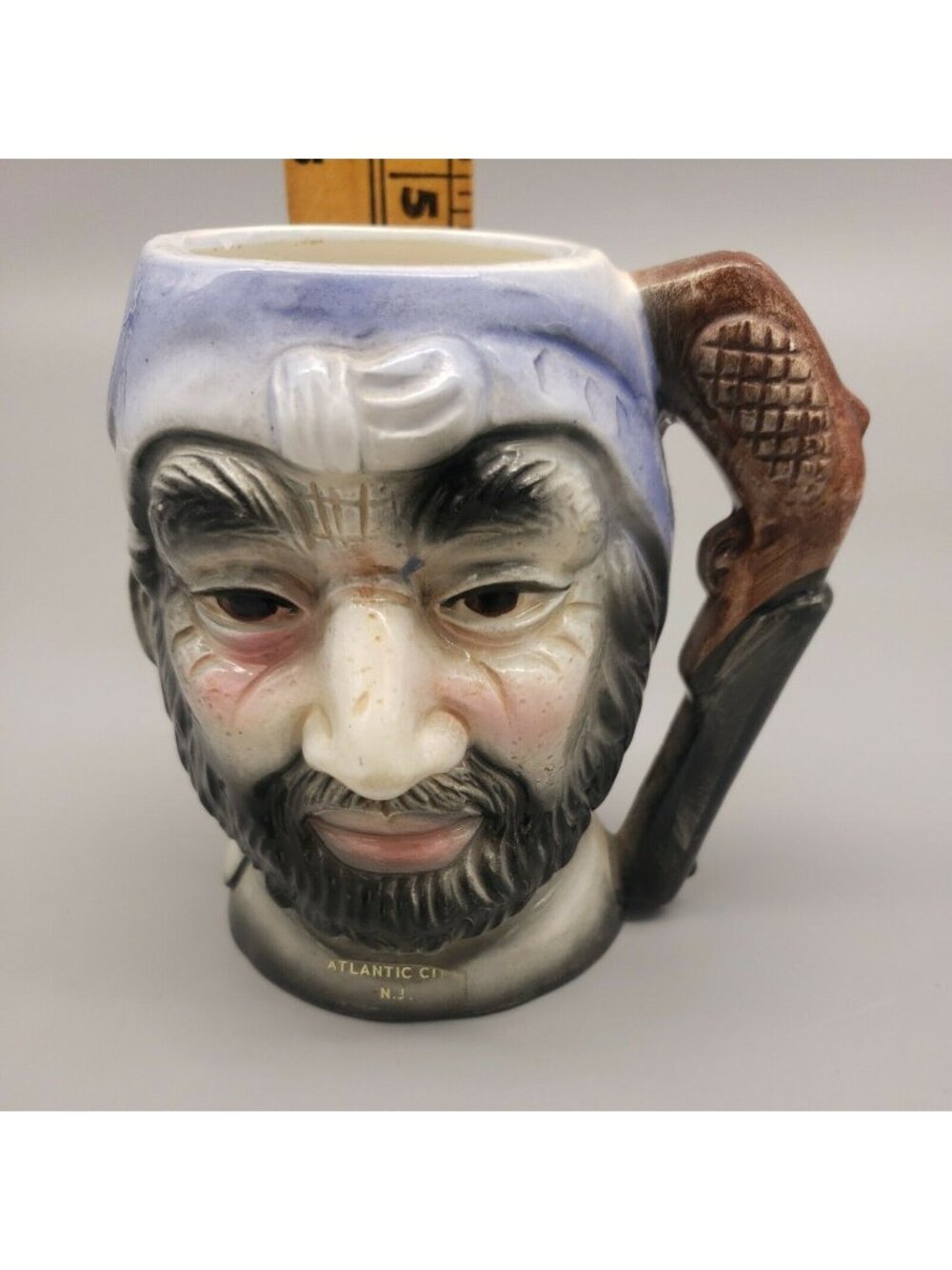 Vintage Atlantic City Mug Gun Handle Made In Japan